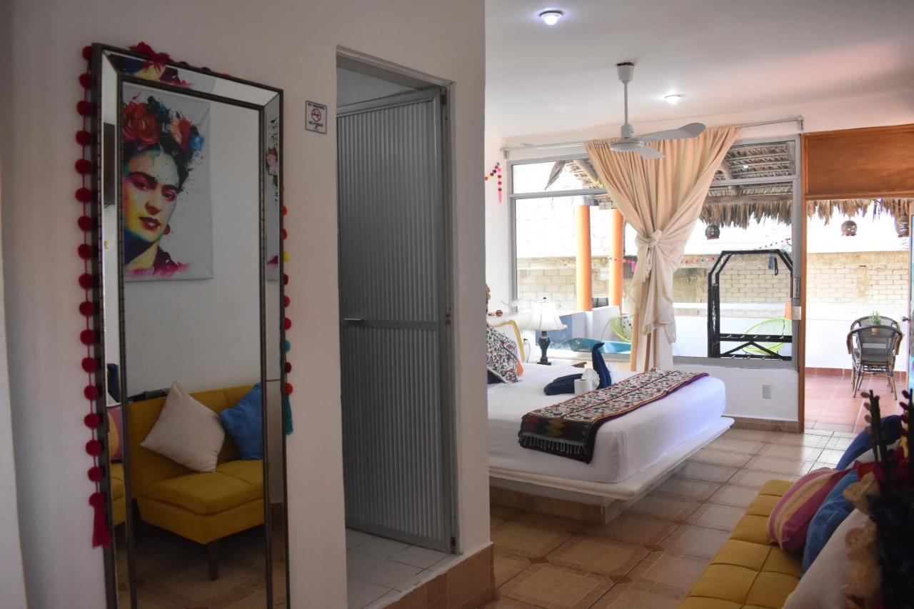 Ximajo Casa Piedra Hotell Brisas de Zicatela Exteriör bild